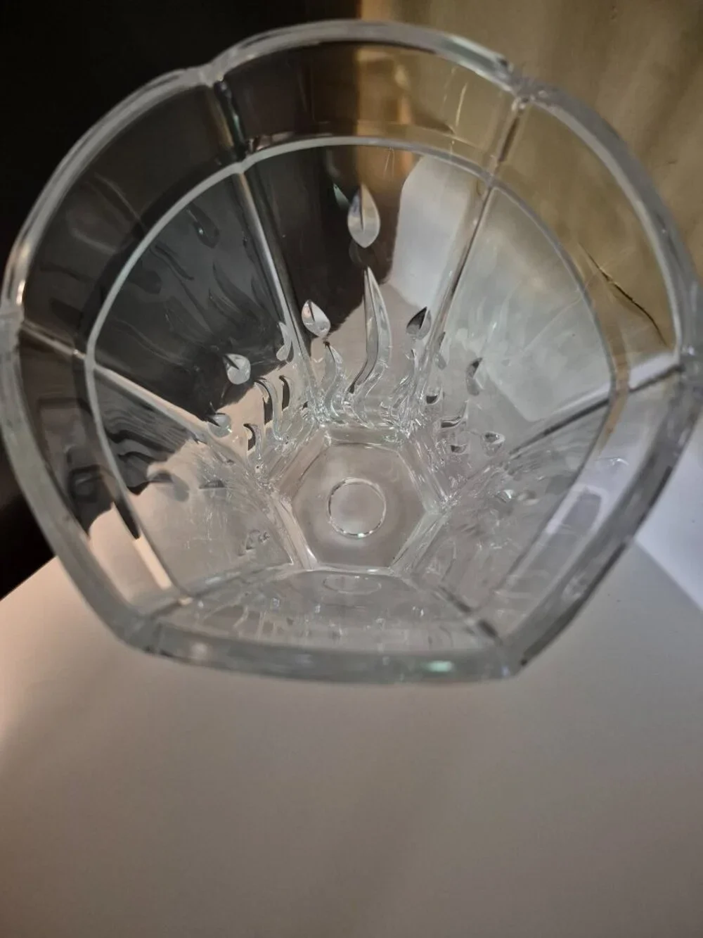 PARTYLITE SIGNATURE CRYSTAL HURRICANE CANDLE HOLDER 10